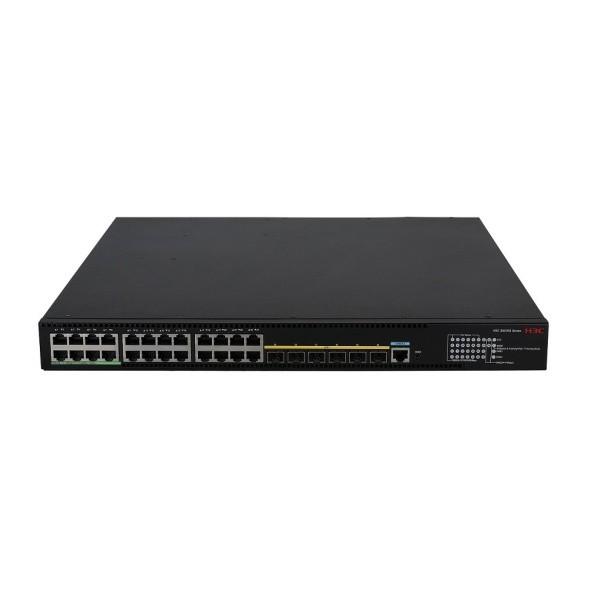 High-Performance 30-Port PoE++ Switch With 10G Uplink & Layer 3 Routing H3C LS