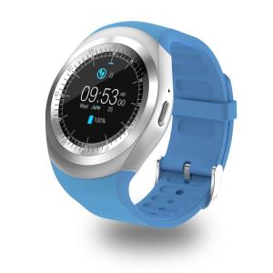 2017 Fashion Android Y1 smart watch bluetooth round screen new pedometer clock Support Sim Card and Memory Extend