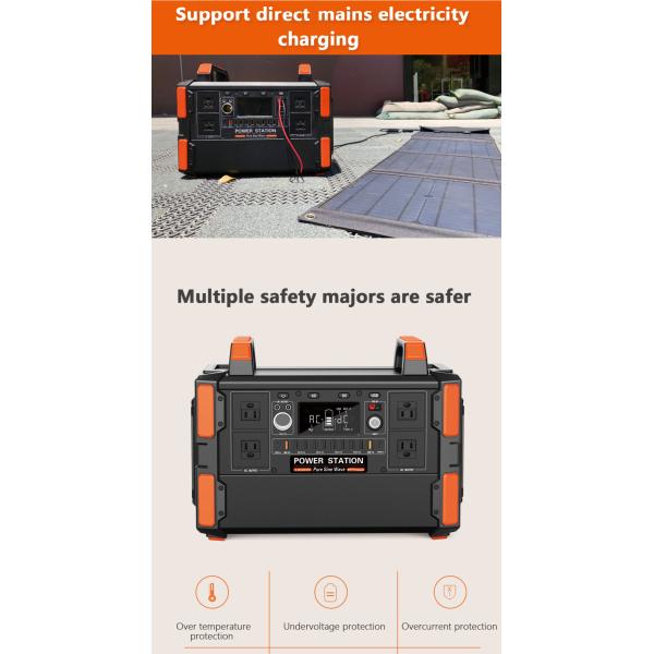 Household Solar Generator Power Camping 1KW RoHS Portable Solar Power Station