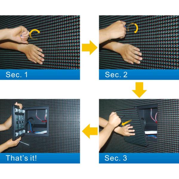 Electronic Front Service LED Display High Resolution P6 P8 P10 External Advertisement