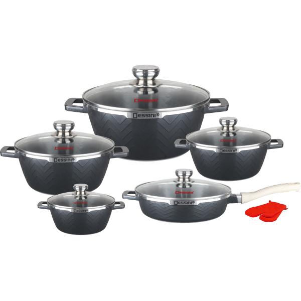 Factory Direct pot set cookware set cooking kitchen aluminum die casting cookware sets