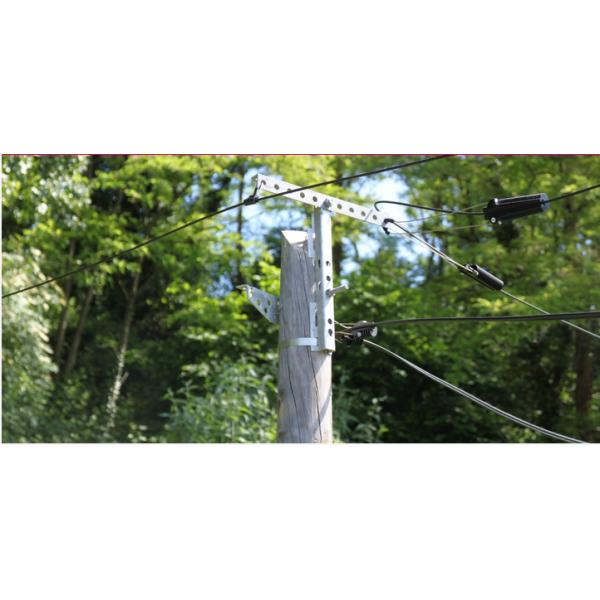 HDG Steel CT24 Hot Dipped Pole Mounting Bracket