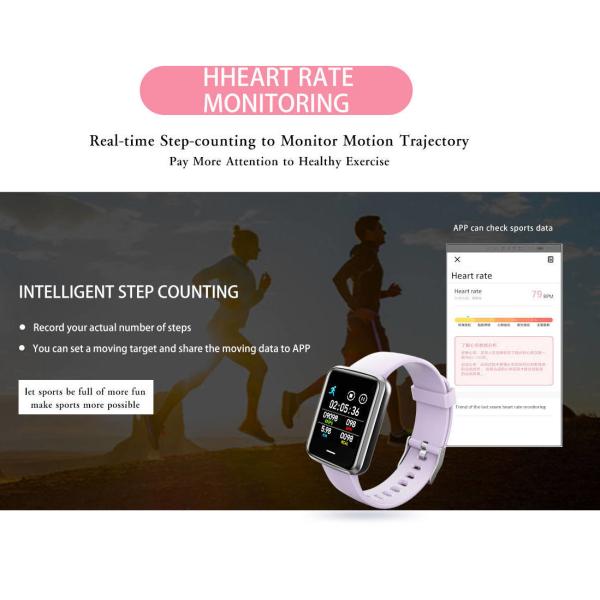 1.3 Inch Touch Screen Smartwatch NRF52832 Calorie Monitoring 10m