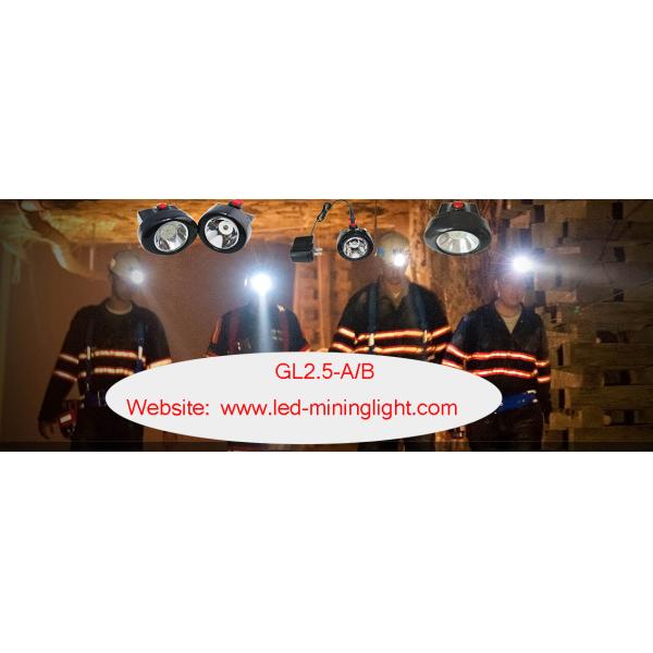 10000 Lux IP67 Cordless Mining Lights Cap Lamp 2.8Ah Battery Plug - In Charging Way