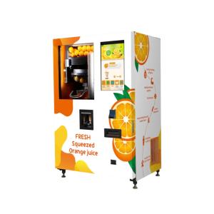 Quality Automatic Orange Vending Machine With Card Reader Apple Sugar Cane Fruit Juice Vending Machine for sale
