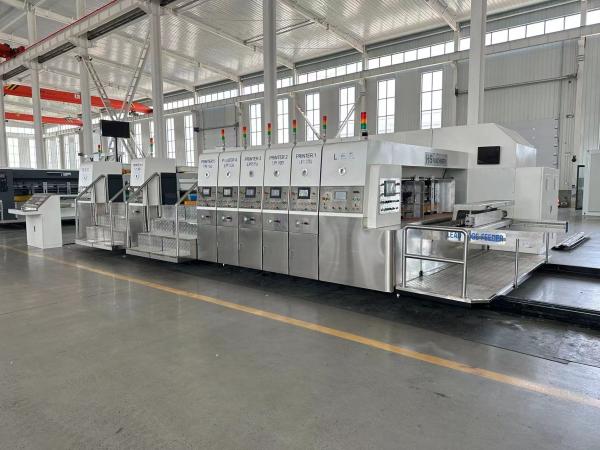 Buy Industrial Printer Slotter Die Cutter Machine Custom Inline Folder Gluer at wholesale prices