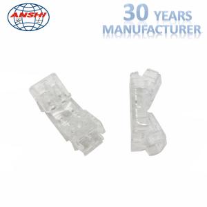 Quality Four Pair Inline IDC Terminal Block Transparent Lock Joint High Impact Material for sale