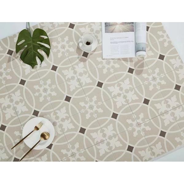 Beige Ceramic Rustic Tile 20x20cm Indoor Floor Wall