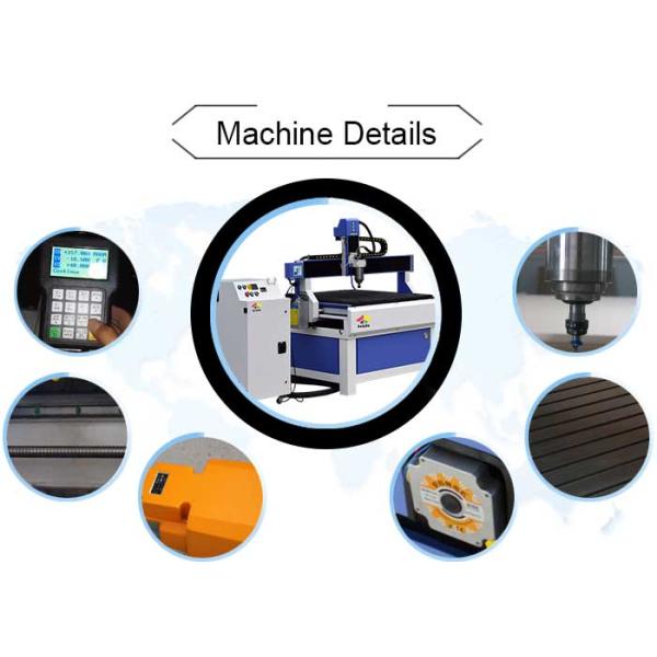 6090 Benchtop CNC Milling Machine With 1200 Mm * 1200 Mm T - Slot Table