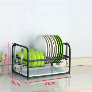 China Kitchen Fashion Stainless Steel Dish Drainer Rack Size Customized on sale