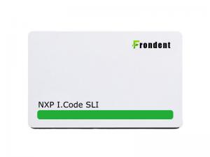 CR80 RFID Rewritable NFC RFID Card MF I CODE SLI Chip PVC Blank White Card