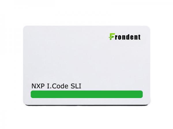 Buy CR80 RFID Rewritable NFC RFID Card MF I CODE SLI Chip PVC Blank White Card at wholesale prices