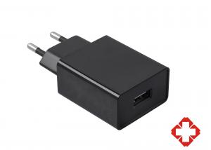China EN/IEC 60601 CE GS certified 5V 2A AC Adapter, 5V 1A Medical USB Chargers with EU Plug on sale