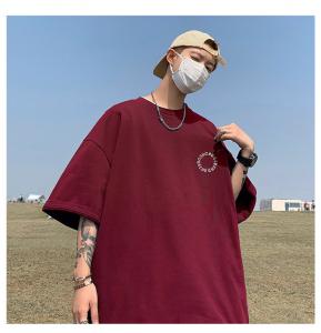 Quality Round Neck Casual Oversized T Shirt Casual Clothing Summer Men Shirts for sale