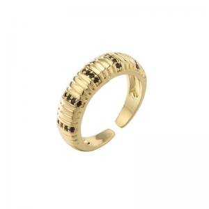China Zircone Neutral 18k Gold Rings Fashion Hypoallergenic  18 Carat Gold Wedding Band on sale