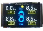 High Contrast Lcd Touch Screen VA Black 7 Segment For Car 12 O ' Clock Direction
