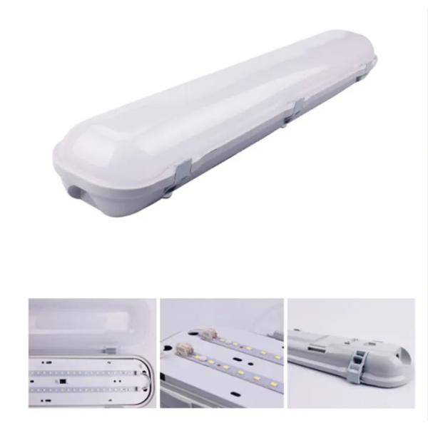 Ip65 Waterproof Led Fitting 1-10v Dimming Lamp Lighting Fixture 36w 40w Led Vapor Tri Proof Tight Light