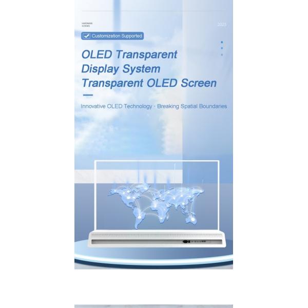 Ultra Thin Transparent OLED Display Monitor HD Clear See Through Digital Oled Panel