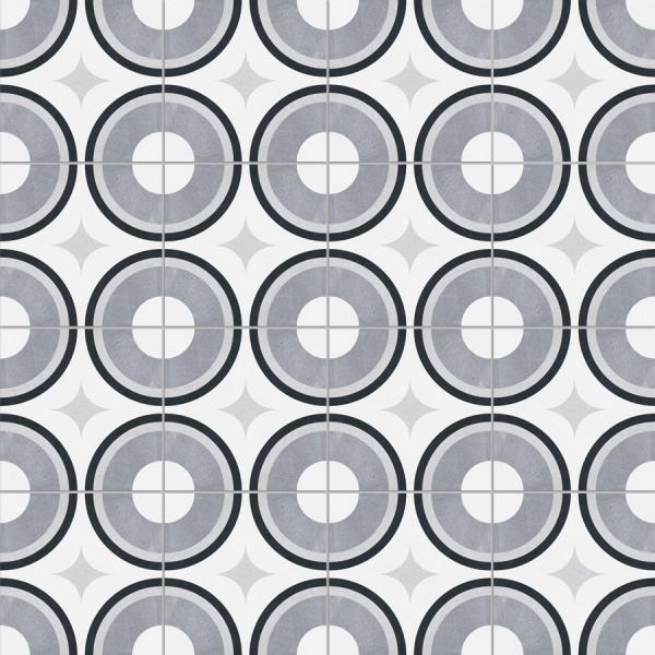 Gray White Ceramic Rustic Tile 250x250mm for Kitchen Bathroom