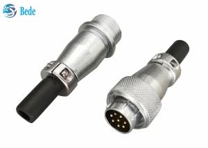 China WS16 Circular Connector 10 Pin Plug And Socket Docking Connectors 7~10 Pins 5A 400V on sale