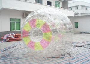China Rolling Inside Funny Inflatable Zorb Ball , Colorful Entrances Kids Hamster Ball on sale