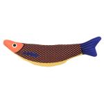 Plush Catnip Burlap Fish Toy – Durable Stimulation for Cats
