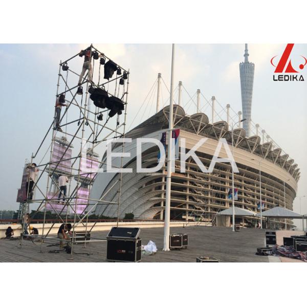 Multipurpose Speaker Stands Steel Layer Truss For Outdoor / Indoor Performances