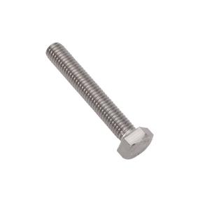 Quality ZINC PLATED Stainless Steel Hexagon Bolts And Nuts DIN933 for Mechanical Applications m3 m4 m5 m6 m8 m10 m12 m14 m16 m20 for sale