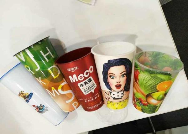 Buy Iml Cups OEM Custom IML In Mold Label Printing Glossy or Matt SGS Certification at wholesale prices