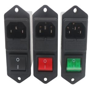 Low pass Low-frequency IEC inlet EMI Filter With fuse-holder and switch with