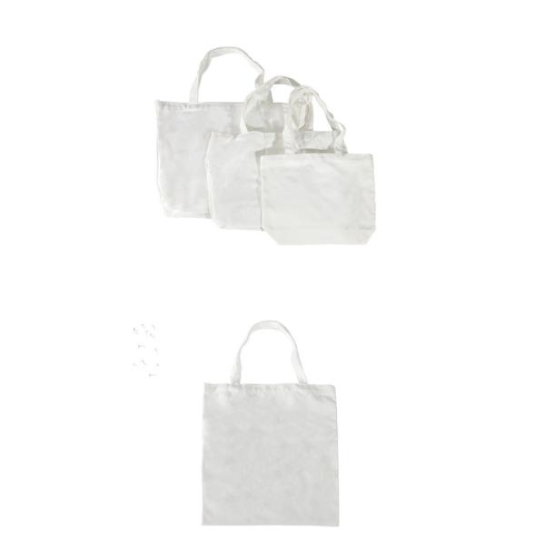 Sublimation Canvas Tote Bags Promotional Gift Bags 30*40cm 35*45cm 25*34cm