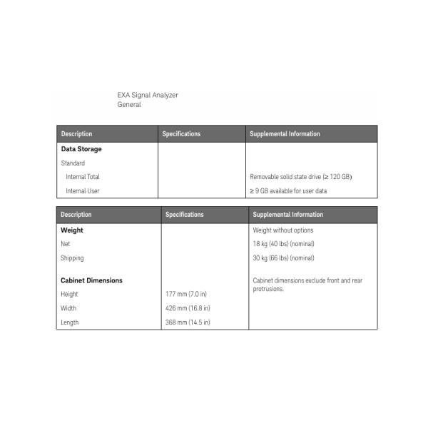 Keysight N9010B EXA Signal Analyzer 10 Hz to 44 GHz with PathWave X-Series Software for Fast and Flexible Measurements