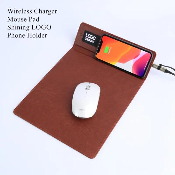 Buy 2 in 1 Multifunctional Wireless Charging Mouse Pad With Bracket at wholesale prices