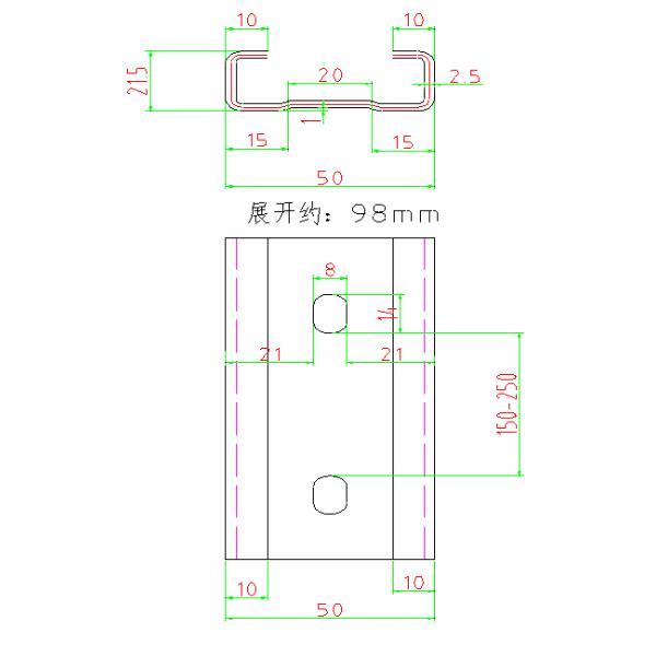 Double Line Racking Roll Forming Machine / c Purlin Pre Punching System