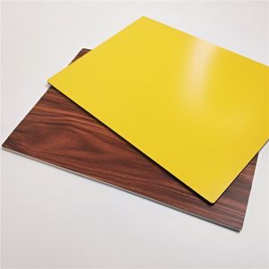 Quality 3mm,5mm,6mm Thick Wood Grain Aluminum Composite Panel For Indoor Outdoor Decoration for sale