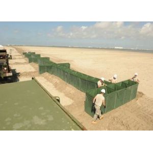 Quality Iso9001 Sand Filled 2.0mm Hesco Container Fence for sale