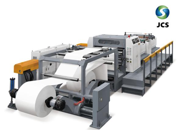 Buy Paper Roll To Sheet Cutting Machine Servo Control Rotary Knife Type at wholesale prices
