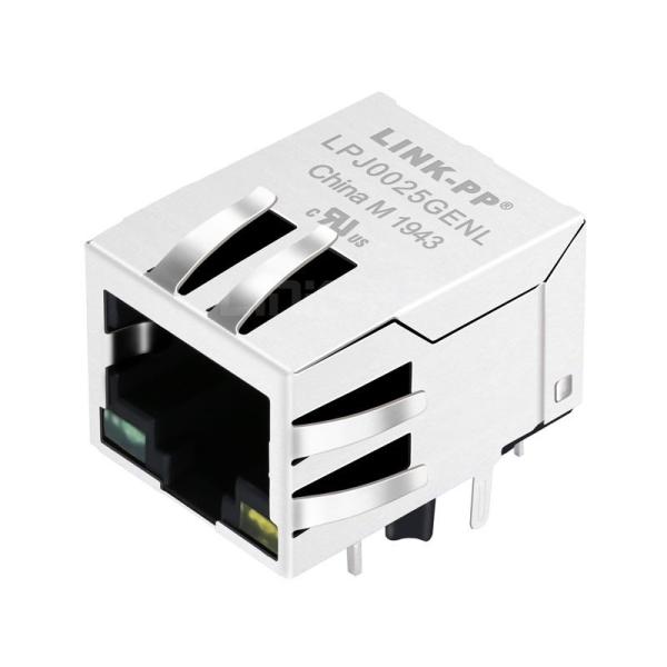 Buy TS8P8PCB-TRAF Compatible LINK-PP LPJ0025GENL 10/100 Base-T Tab Down Green/Yellow Led 1x1 Port Ethernet Lan RJ45 Connection at wholesale prices