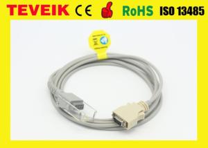 China Dolphin SpO2 Extension Cable , SpO2 Sensor 14pin to DB9 Female Spo2 Adapter Cable on sale