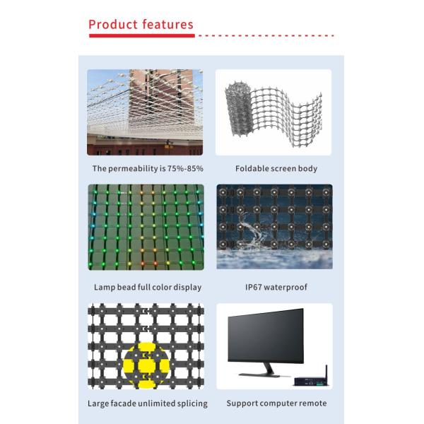 S20 LED Pixel Screen Intelligent High Brightness RGB LED Spherical Screen