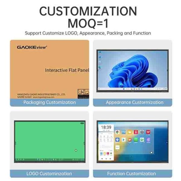 LGS pen white interactive flat panel bright class interactive flat panel with pc Big size touch screen interactive smartboards for school touch