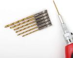 Impact Screwdriver Bit Set with Titanium Drill Bits- Quick Release Twist Drill
