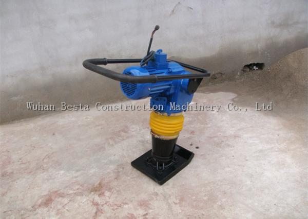 Buy 100% Copper Coil Electric Rammer Jumping Jack Machine Upright Compactor 75KG 16kn at wholesale prices