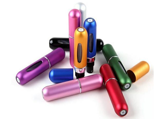 Buy Custom Color 5Ml Pocket Travel Refillable Perfume Atomizer Empty Perfume Sprayer Bottle at wholesale prices