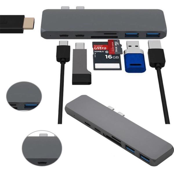 3.1 Type C Hub Dual USB-C HUBs /Card Reader Special for Notebook up to 40GB/s