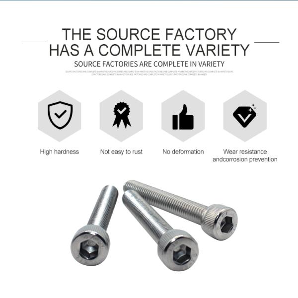 Best Of Stainless Steel Hex Socket Cap Machine Screw DIN 912 From ISO9001 2015 Certified