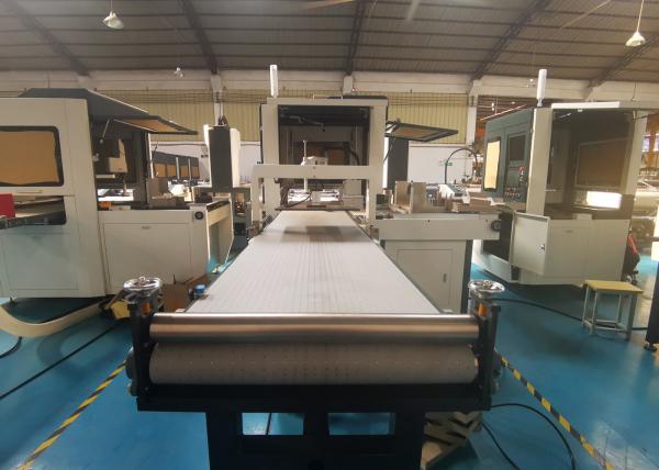 Buy Separate Lids Packaging Box Making Machine With Speed 15-35pcs Per Minute And For Rigid Box Making at wholesale prices