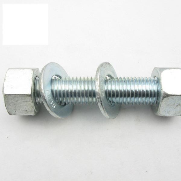 Buy Size M2-M72 Metric Fully Threaded Rod Stud with 2 Heavy Hex Nuts and 2 Washers Plated with Zinc at wholesale prices