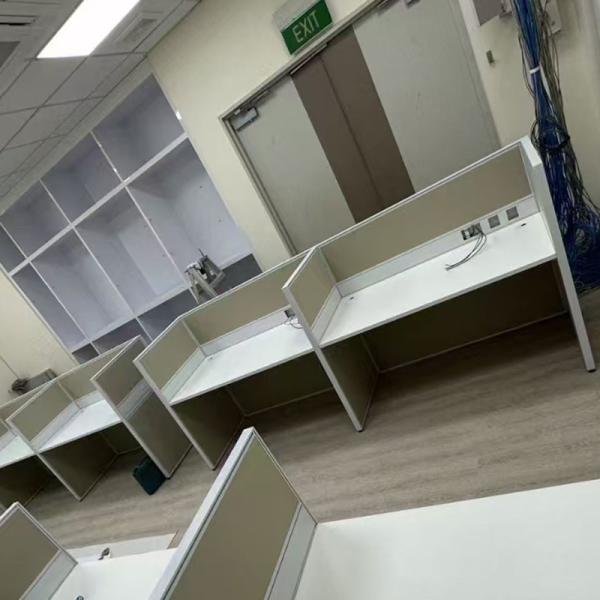 2 Person Office Partition Table Staff Cubicle Workstation Desk