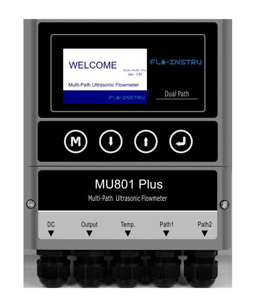 Buy Clamp On Sensor Multi Channel Ultrasonic Flowmeter MU801 Plus at wholesale prices